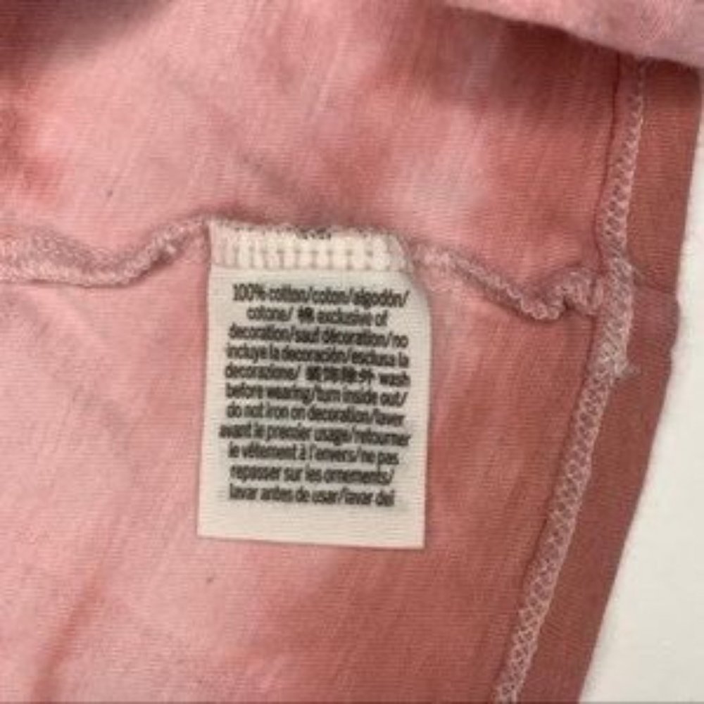 PINK Victoria Secret V-Neck Tie Dye T-Shirt - Picture 5 of 5